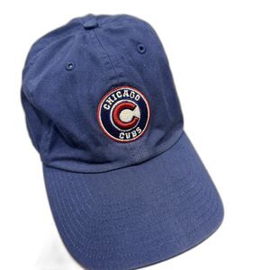 Vintage MLB Chicago Cubs Baseball Hat Twins Enterprise Strapback Cotton Blue